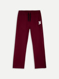 BOOTCUT JOGGER – MAROON