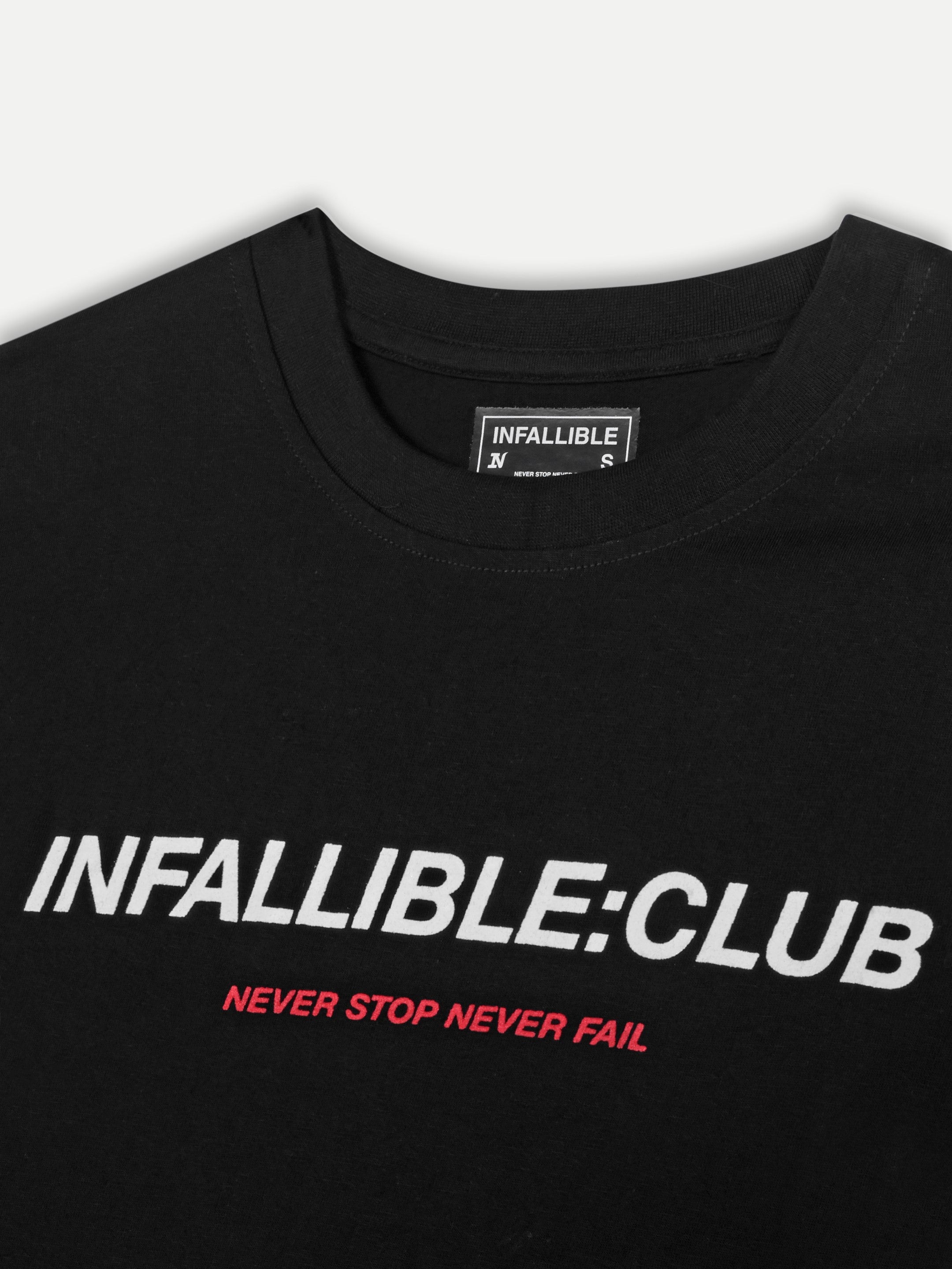 CLUB MUSCLE TEE — BLACK