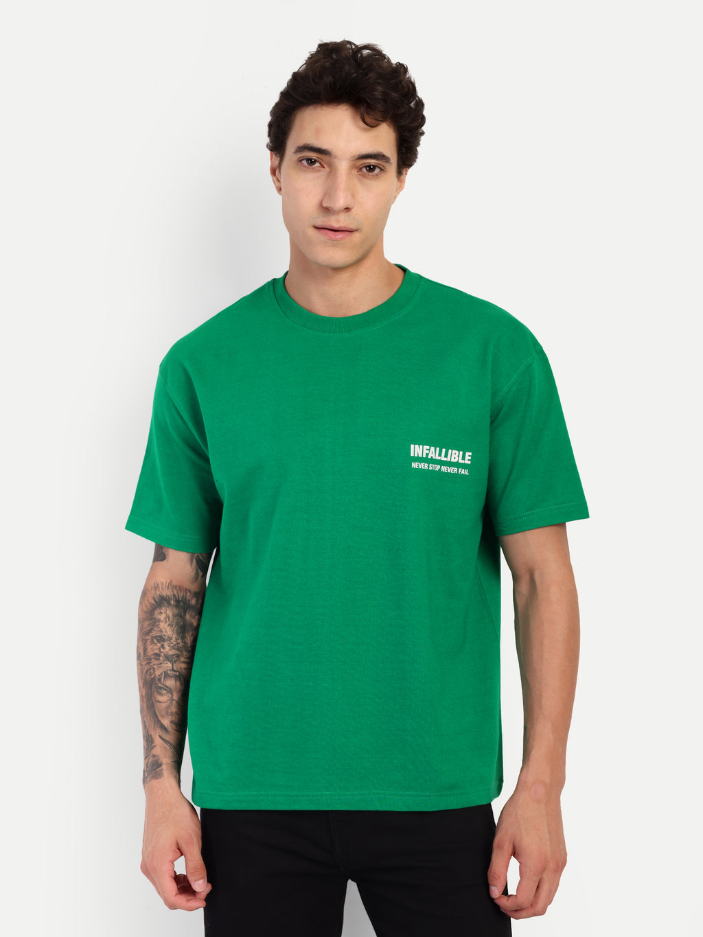 STANDARD TEE — GREEN - OVERSIZED