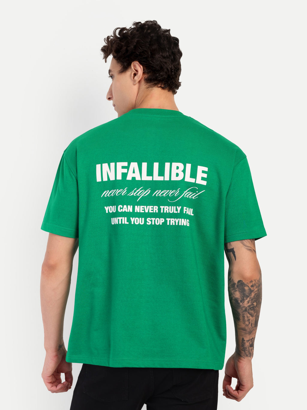 STANDARD TEE — GREEN - OVERSIZED