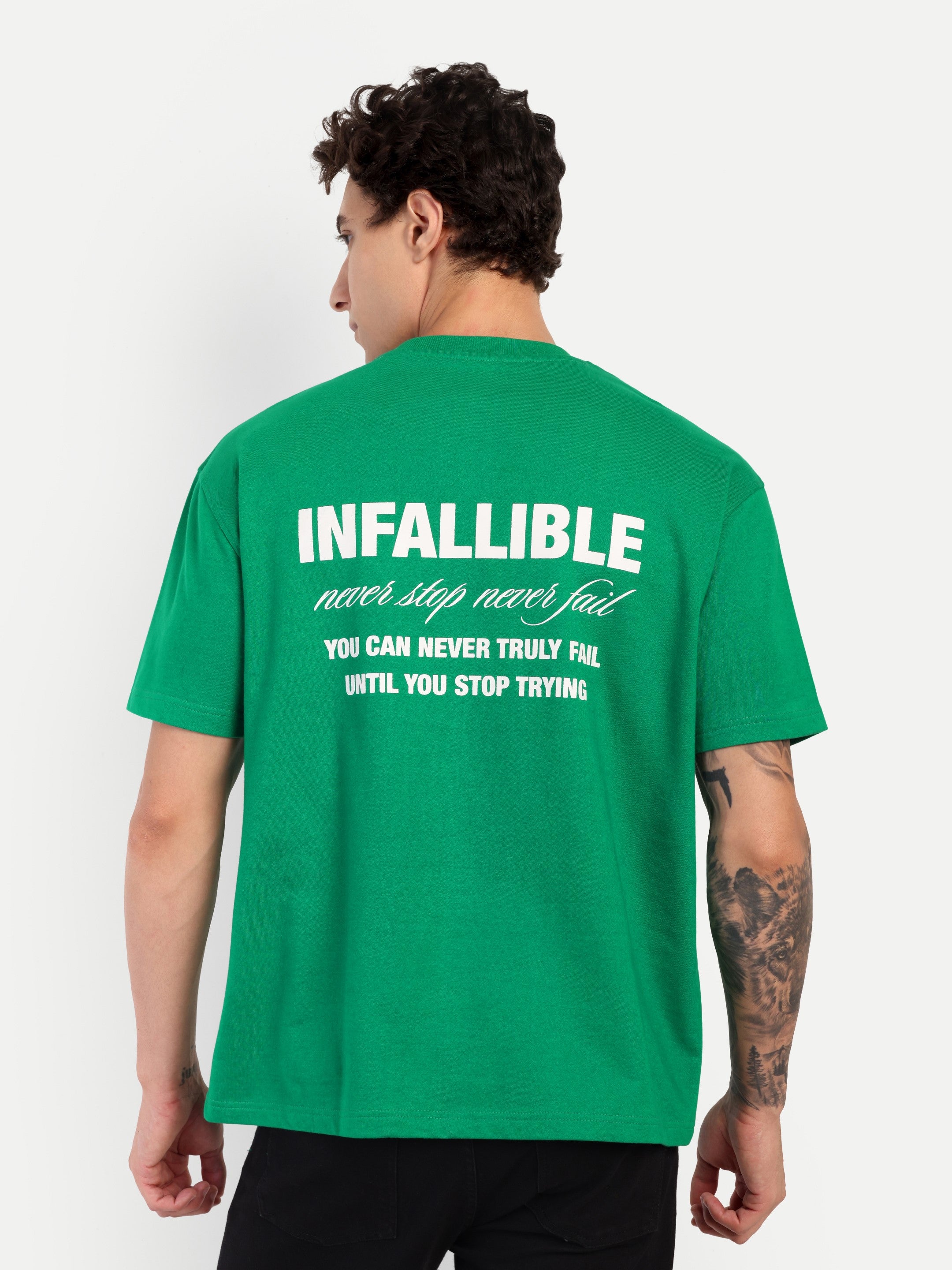STANDARD TEE — GREEN - OVERSIZED