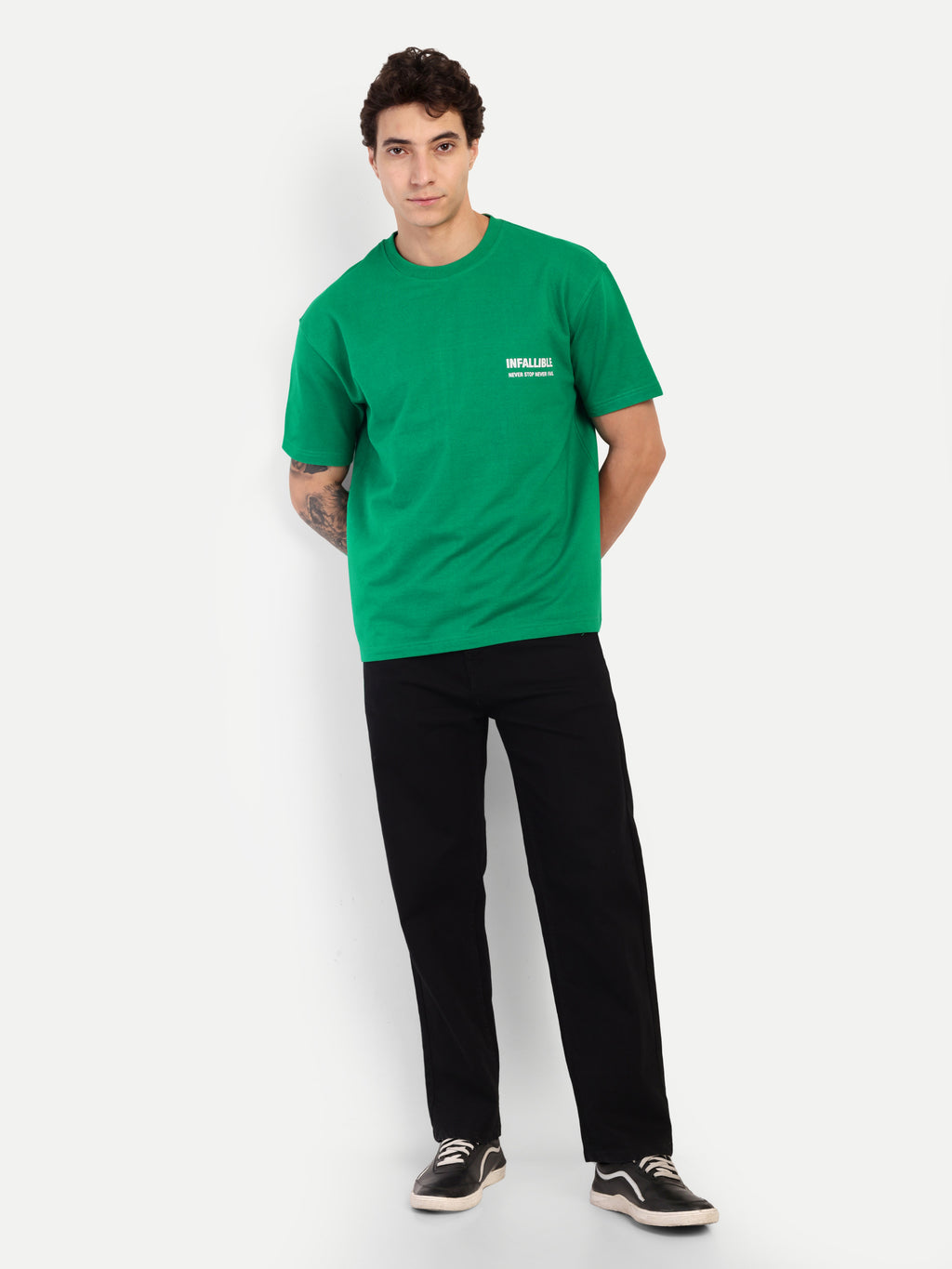 STANDARD TEE — GREEN - OVERSIZED